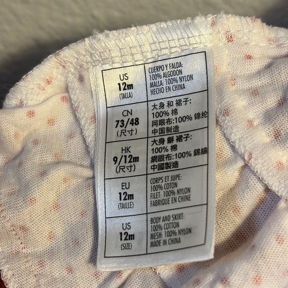 Disney Parks Minnie Mouse Layered Red Ruffled‎ Tutu Dress for Baby Sz 12M - Picture 7 of 8